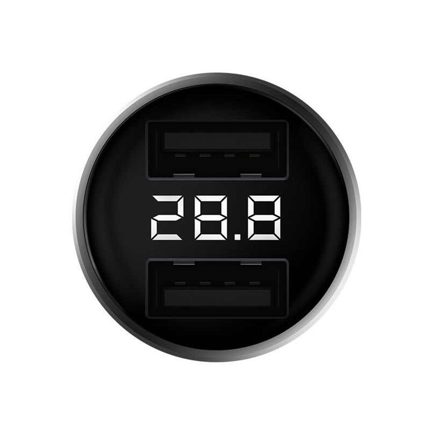 Củ Sạc Nhanh Ô Tô Xiaomi ZMI AP621 2 Cổng 18W có đèn hiển thị