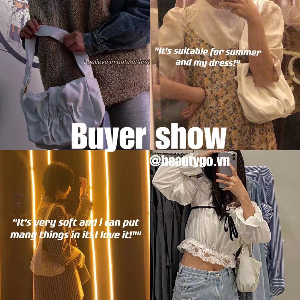 Túi Xách Nữ Hình Đám Mây Thời Trang Xuân Hè Túi kẹp nách Korea style 2020 | BigBuy360 - bigbuy360.vn