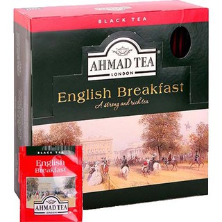 Trà Ahmad vị trà buổi sáng English Breakfast hộp giấy 200gram - 100 túi thumbnail