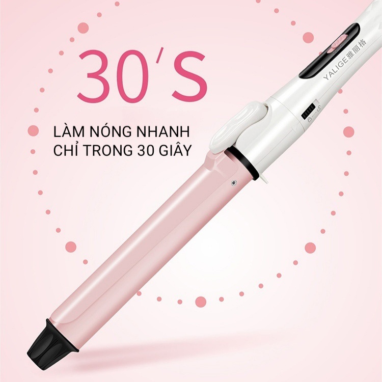 Máy uốn tóc Yalige cao cấp 3 kích thước uốn tóc tạo kiểu nhanh chóng