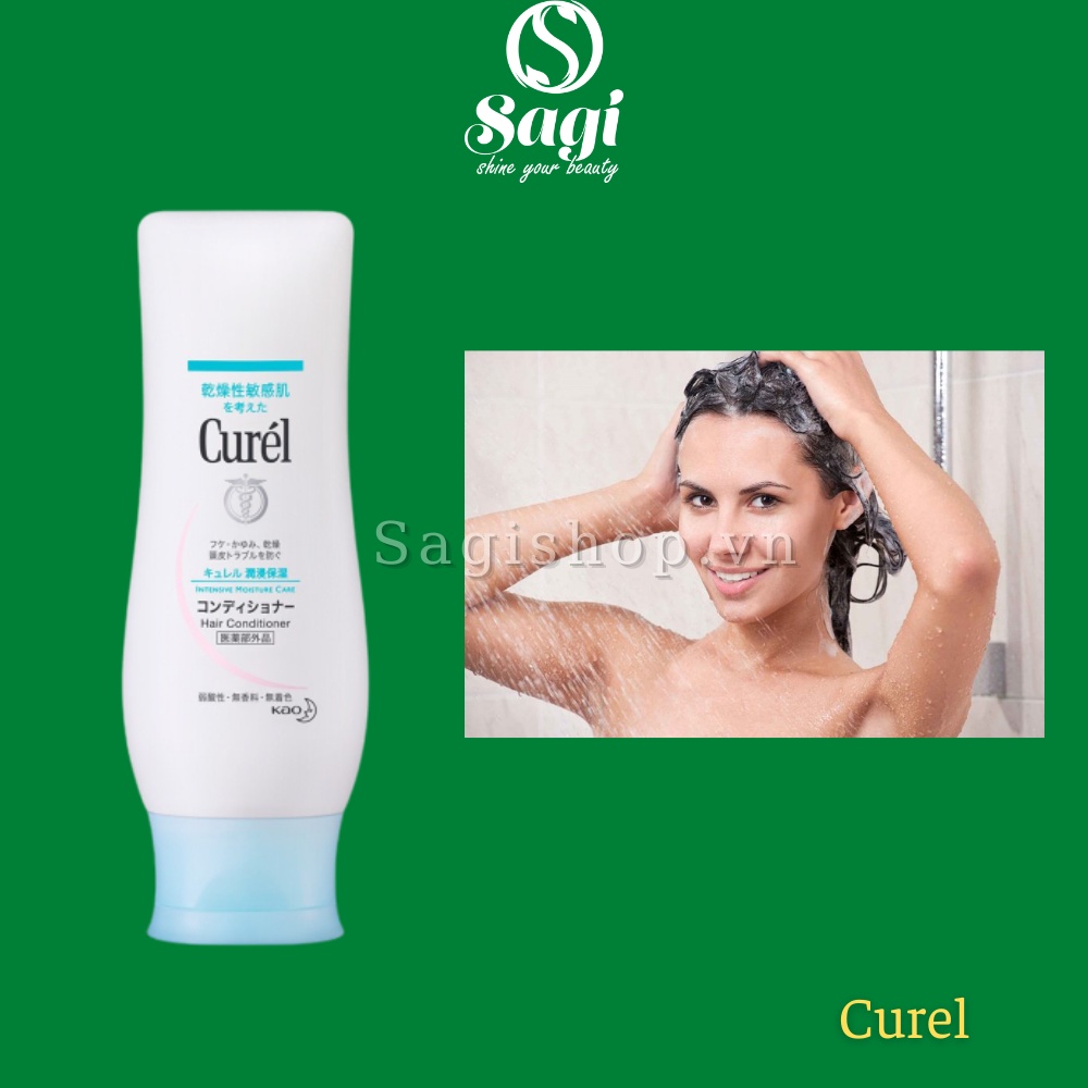 Dầu Xả Cấp Ẩm Chuyên Sâu Curel Intensive Moisture Care Hair Conditioner 200ml