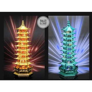 Mô hình trưng bày cửu bảo lưu ly tháp phim đấu la đại lục.
