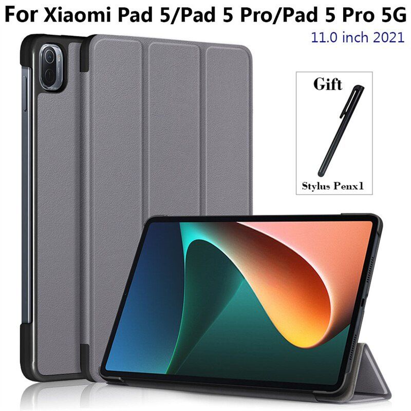 bao da nắp gập có khe cài bút xiaomi mipad 5 / mipad 5 pro / mi pad 5 / mi pad 5 pro chuẩn đẹp