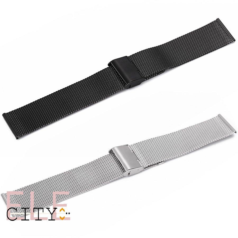 ✨COD✨Watch 20mm Buckle Metal Mesh Belt Air Smart Watch Strap Replacement Strap