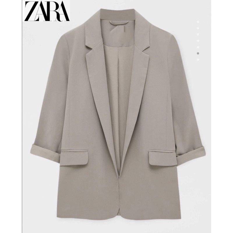 BÁN SỈ ÁO BLAZER TAY LỠ 2M BE / GHI CHO NỮ