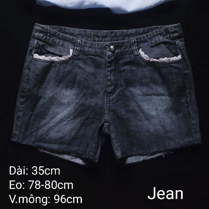 |2hand| Quần short - chân váy nữ jean nhật mùa hè