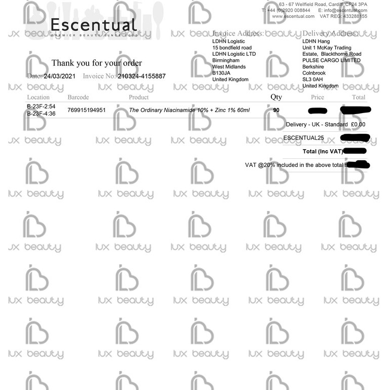 (Hàng Auth,có bill) Tinh chất sáng da The ordinary Niacinamide 10% + Zinc 1% (60 ml) | BigBuy360 - bigbuy360.vn