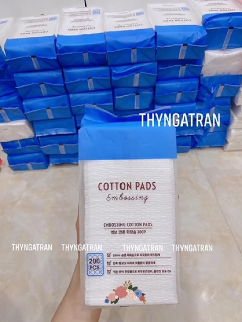 [200m] Bông tẩy trang Etude House Embossing Cotton Pads