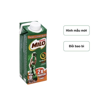 [Hộp lẻ] Sữa lúa mạch Milo nắp vặn hộp 210ml