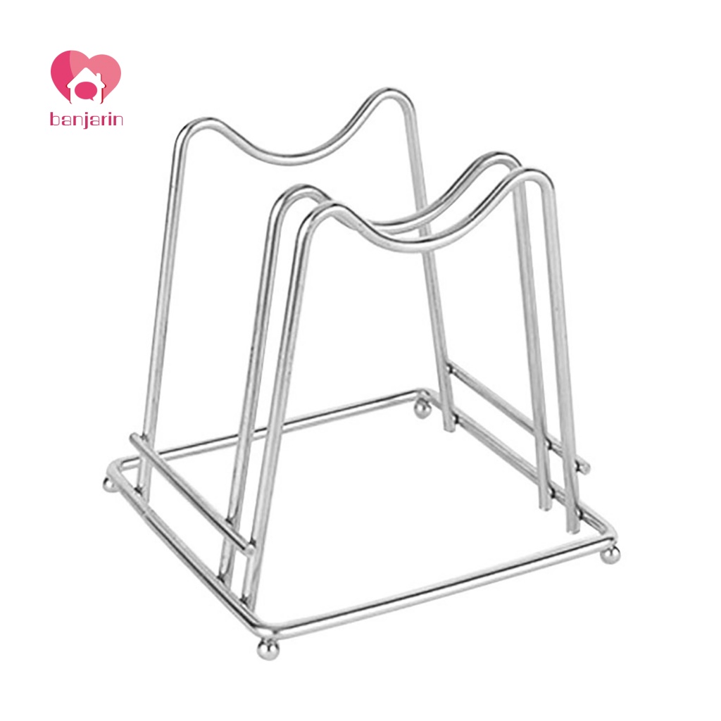 Giá Đỡ Thớt / Nắp Nồi / Dĩa Ráo Nước Chống Gỉ Siêu Bền Cho Nhà Bếp