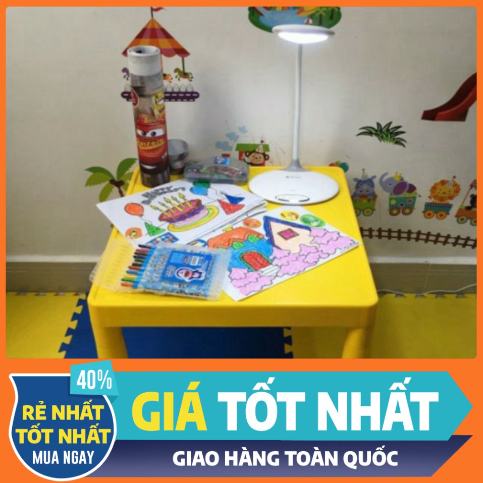 Bàn học mầm non/ ghế nhựa đúc việt nhật ( màu ngẫu nhiên)- Bộ 1 bàn 2 ghế. | BigBuy360 - bigbuy360.vn