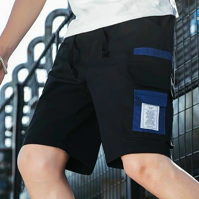 Quần SHORT Kaki Túi Hộp IN CHỮ Cao Cấp Nam Nữ Trẻ Trung Năng Động Cá Tính Unisex AQSTORE