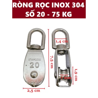 Ròng rọc inox 304 số 20