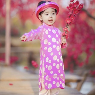 Áo dài truyền thống bé gái