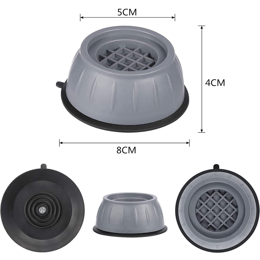Set 4 Đệm Chân Chống Rung Cho Máy Giặt