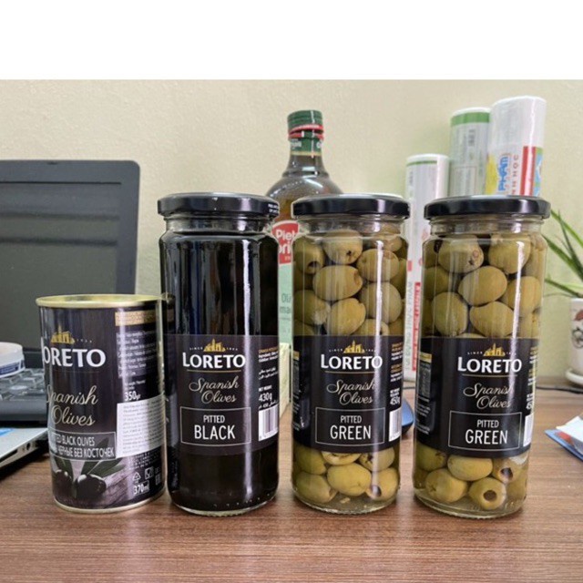 Qủa oliu Loreto tách hạt 450g nhập khẩu Tây Ban Nha