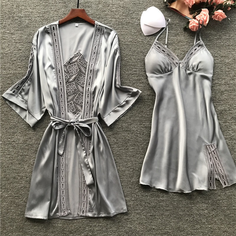 Vải Satin Tone Xám Mềm Mịn Cao Cấp