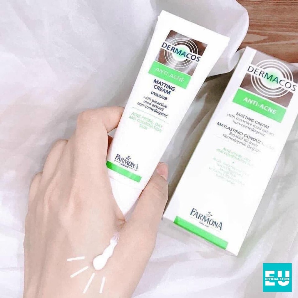 Kem Dermacos Giảm Bóng Nhờn, Ngừa Mụn Farmona Dermacos Anti Acne