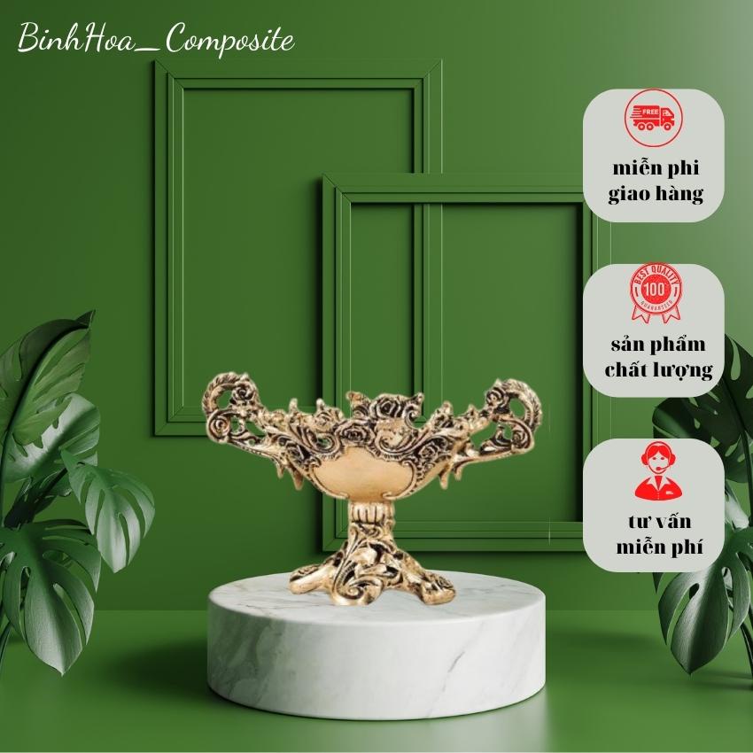 Bình hoa họa tiết thuyền cổ điển composite mã bh32, lọ cắm hoa cao cấp, bình hoa trang trí