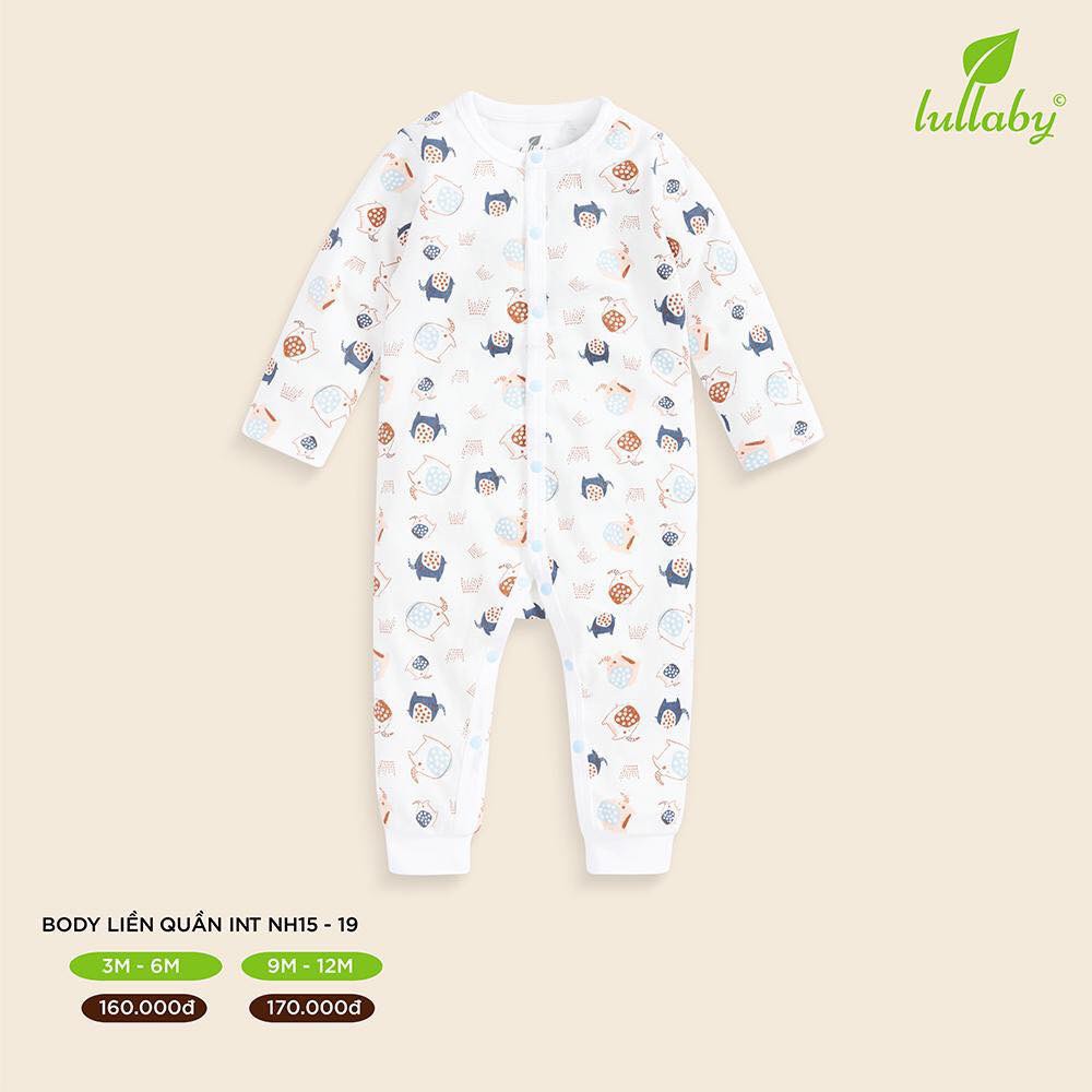 [CHÍNH HÃNG] Body liền quần cotton cao cấp Lullaby (NH15-19)