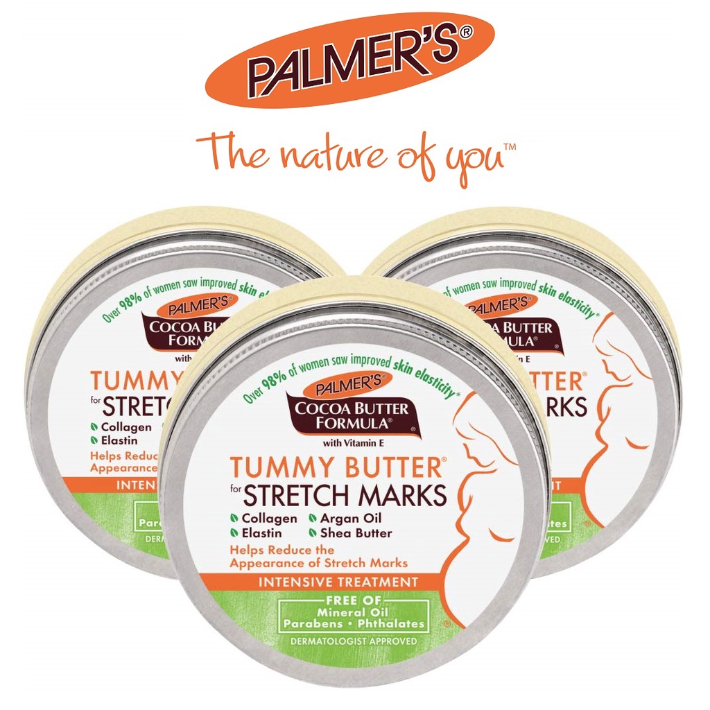 Kem bơ đặm đặc ngừa rạn da Palmer's Cocoa Butter Formula Tummy Butter 30g và 125g