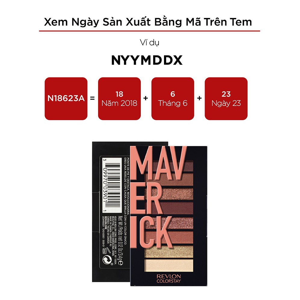 Bảng phấn mắt lâu phai đa sắc Revlon Colorstay Looks Book 3.4g