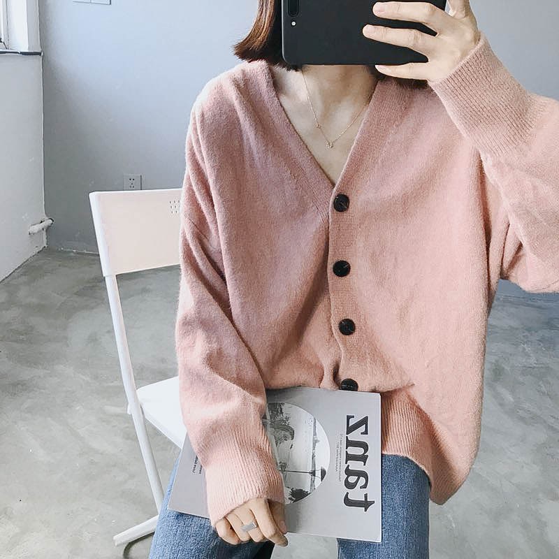 🌟 ÁO CADIGAN LEN TRƠN BASIC COTTON SIÊU MỀM, SIÊU XINH | BigBuy360 - bigbuy360.vn