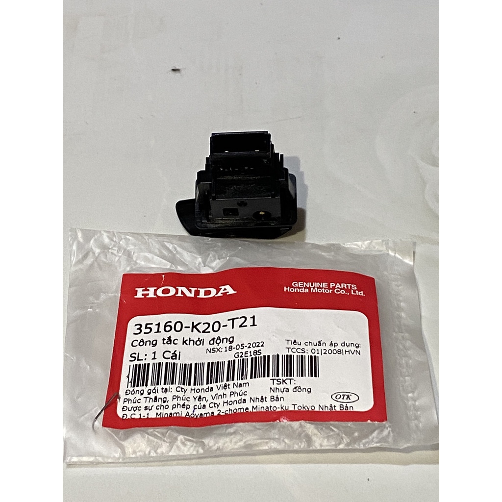 Công tắc khởi động - công tắc đề HONDA AIR BLADE 125 năm 2015-2016-2018, hàng Honda chính hãng.