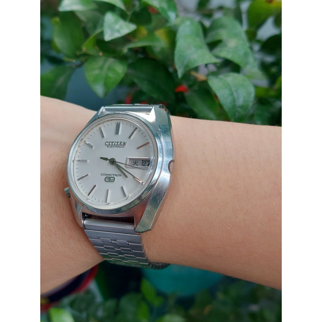 Đồng hồ nam Citizen CosmoTron pin kim trôi hàng Si