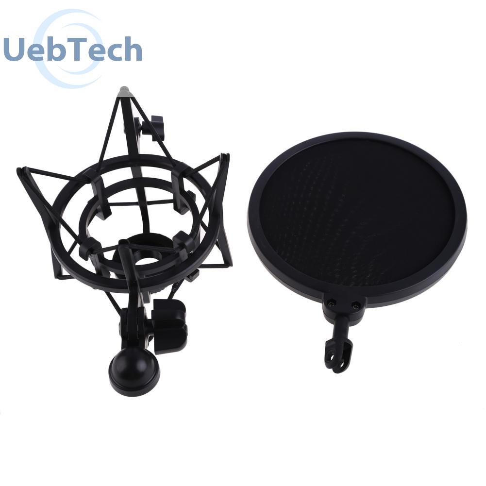 Bộ Giá Đỡ Micro Uebtech Chống Sốc Chuyên Nghiệp Kèm Màng Lọc Pop