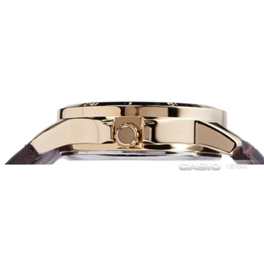 Đồng hồ nữ dây da Casio chính hãng Anh Khuê LTP-V004GL-9AUDF