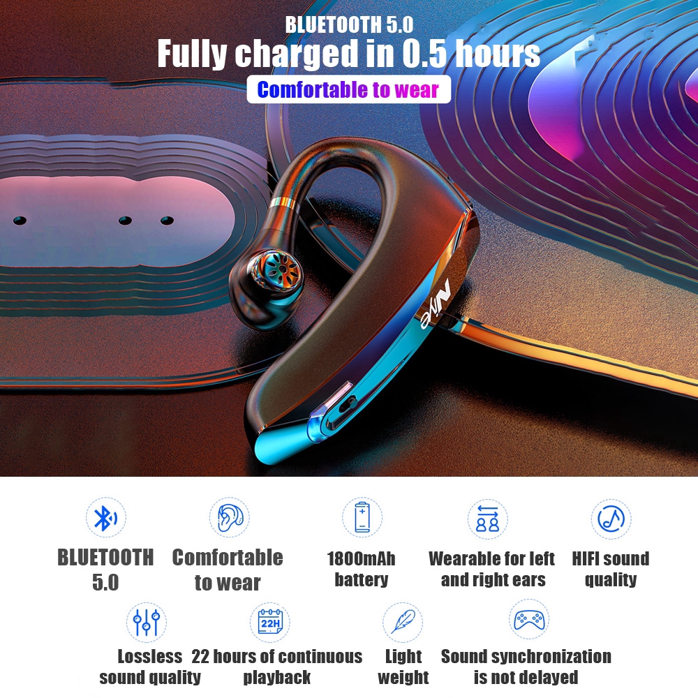 Tai nghe Niye kết nối bluetooth 5.0 không dây DS800 TWS cho Android Iphone | BigBuy360 - bigbuy360.vn