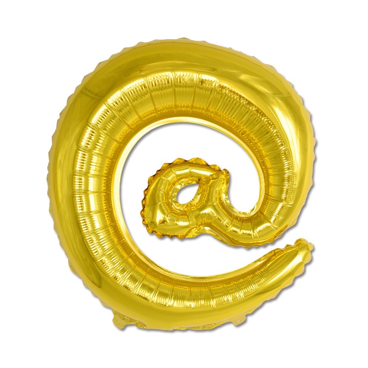 Bong Bóng Lá Nhôm 16 inch Hình Biểu Tượng Trang Trí Sinh Nhật / Tiệc Cưới