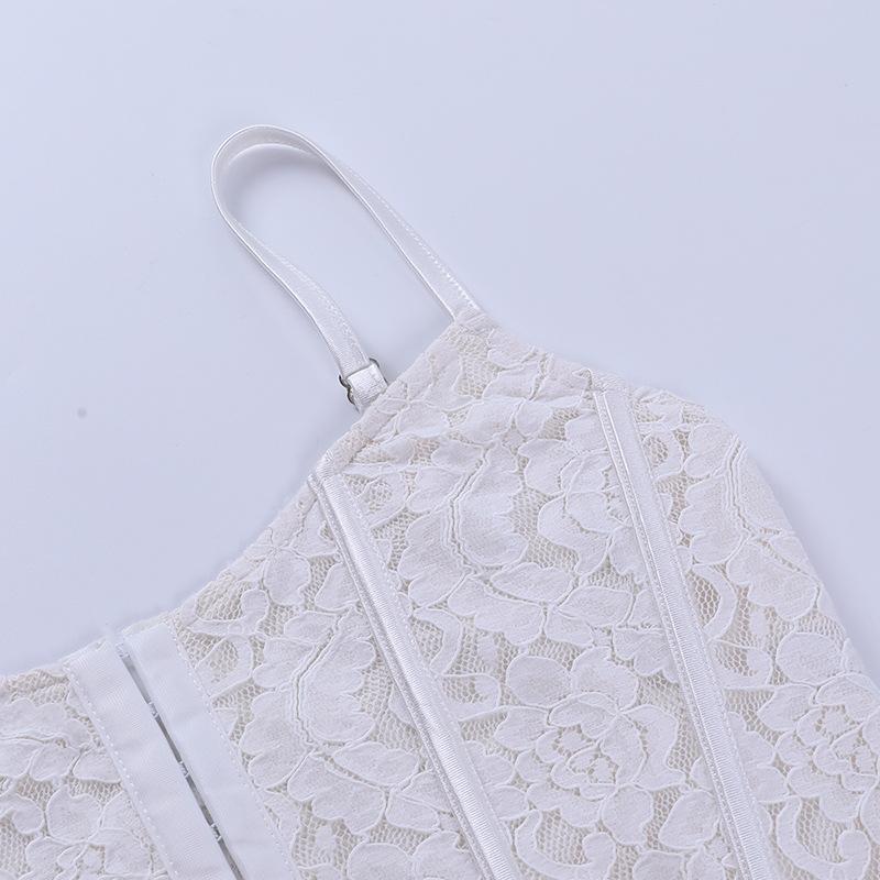 Áo hai dây DUNEA phối ren kiểu corset thời trang quyến rũ cho nữ | BigBuy360 - bigbuy360.vn