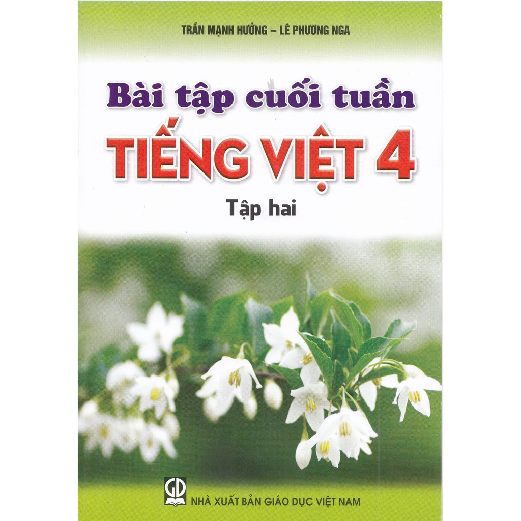 Sách - Combo Bài tập cuối tuần Tiếng việt 4 (tập 1 + 2)