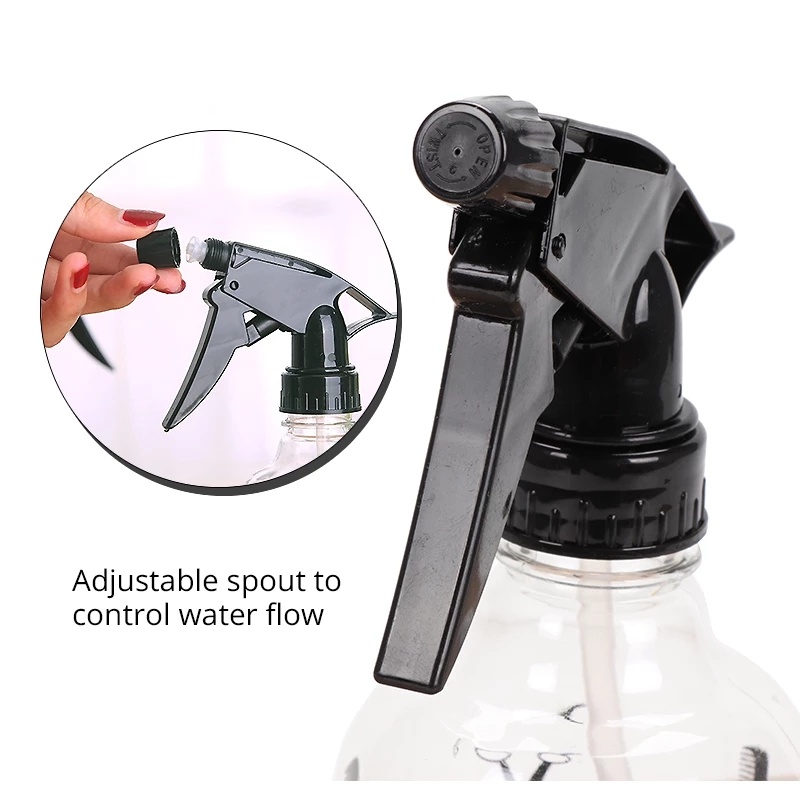 Bình Xịt Nước Bằng Nhựa Trong Suốt Dung Tích 250ml Tiện Dụng Cho Salon Tóc