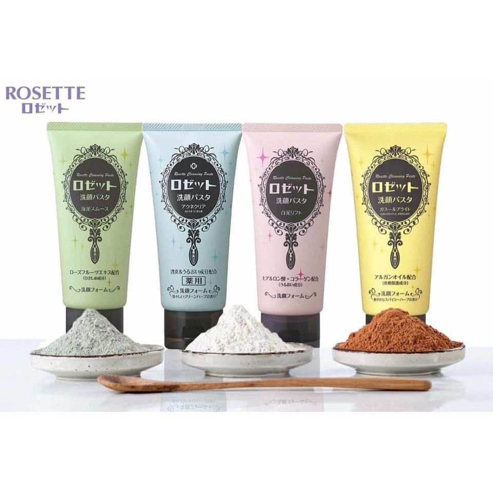 Sữa rửa mặt Rosette đất sét, bùn biển
