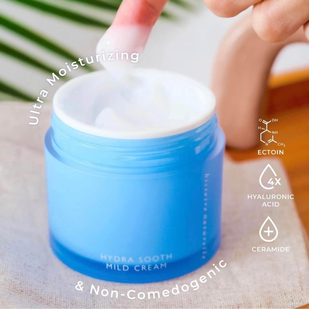 Kem dưỡng B5 cấp ẩm phục hồi tái tạo da Sooth Mild, kem dưỡng lợi khuẩn