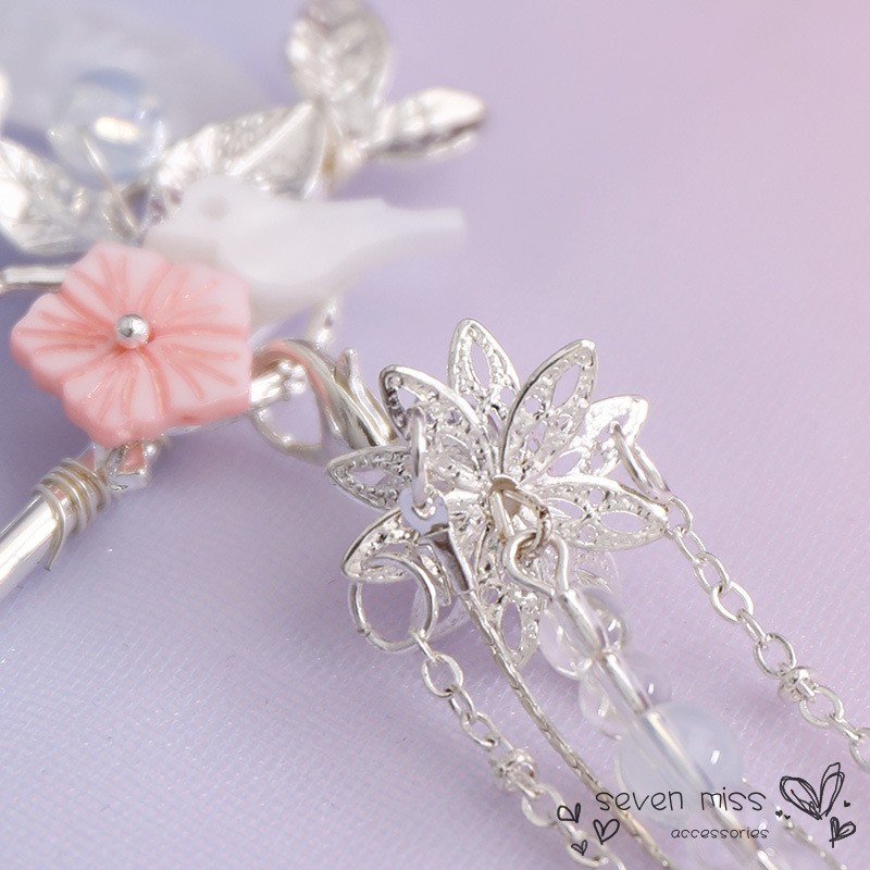 Trâm cài tóc tua rua phong cách Trung Hoa retro xinh xắn cho nữ