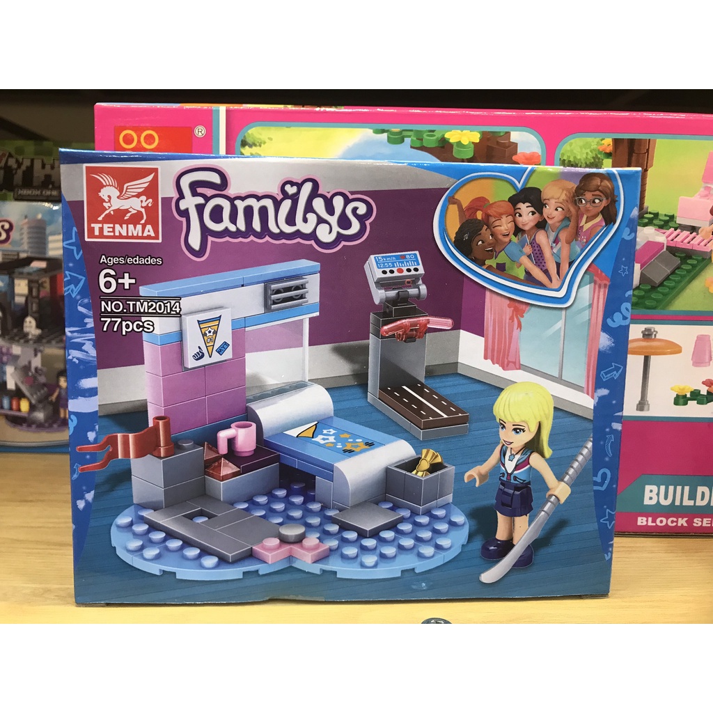 Bộ đồ chơi lắp ráp Phòng tập Thể dục cho bé gái