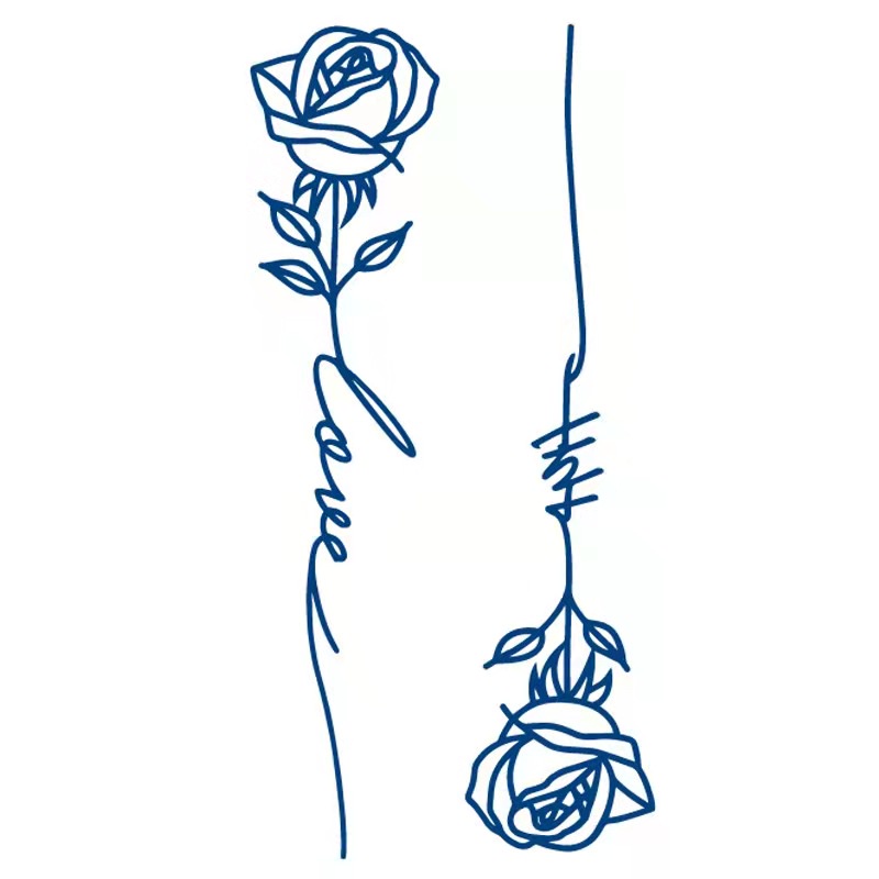 Hình Xăm Dán Tạm Thời Chống Nước Lâu Trôi 15 Ngày; 18cm * 11cm