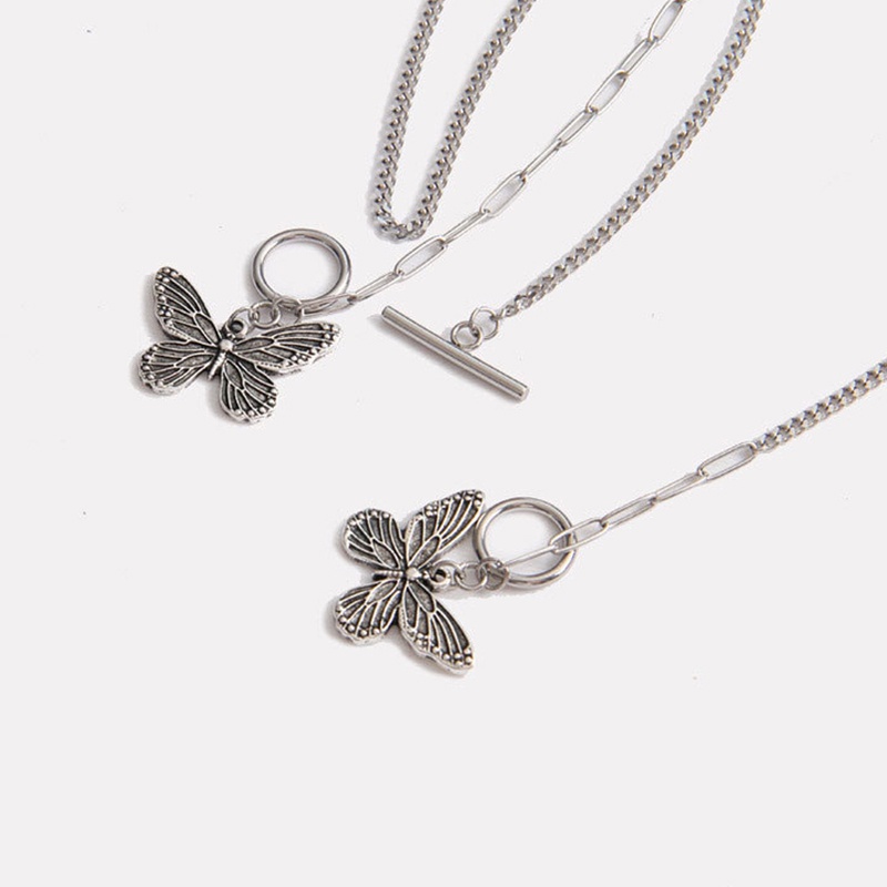 Vòng cổ Mặt Hình Bướm Phong Cách Vintage JP1