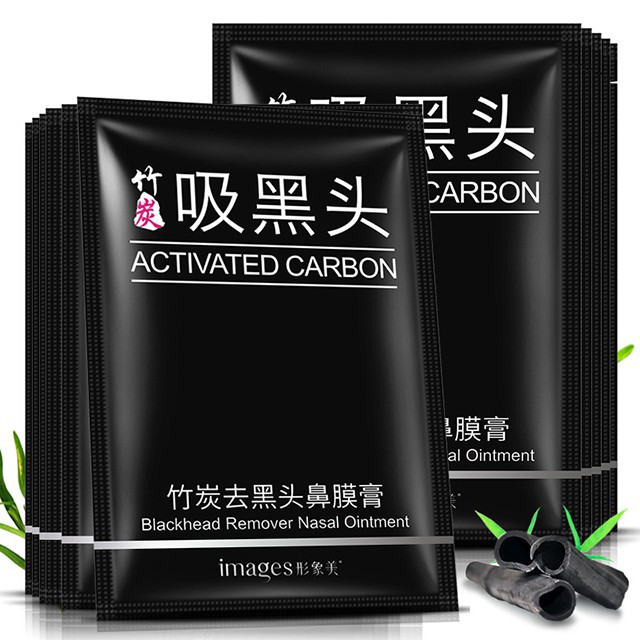 Miếng Gel lột mụn mũi than tre hoạt tính Images Activated carbon