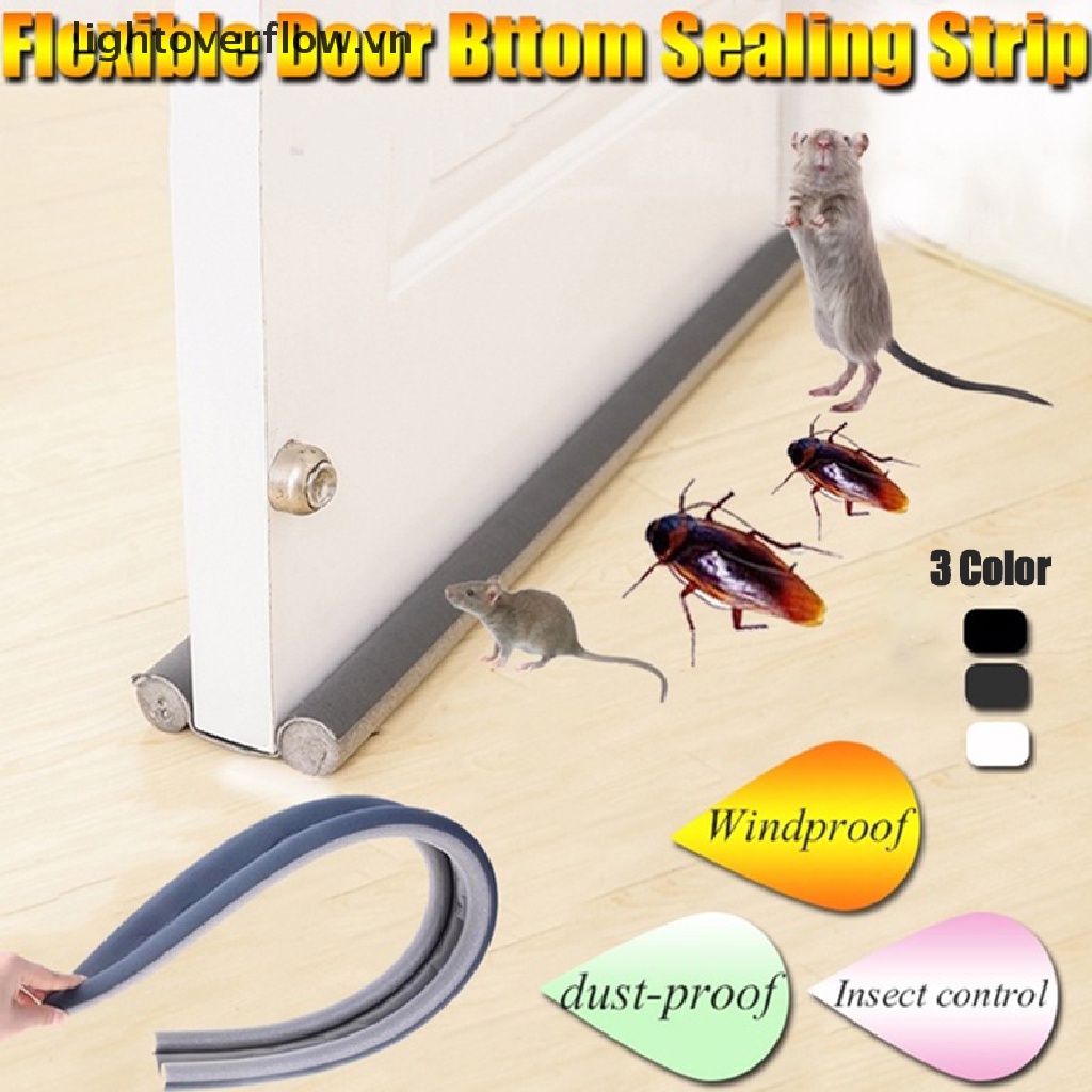 Dải Niêm Phong Đáy Cửa Linh Hoạt Giảm Tiếng Ồn Chống Bụi [VN]