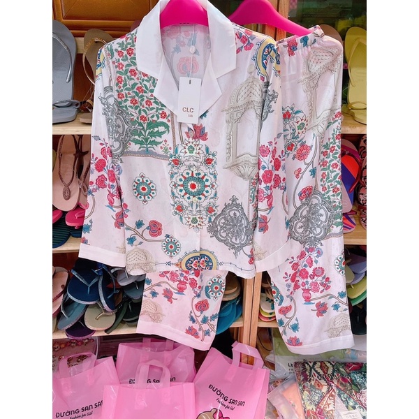 PIJAMA LỤA CLC LIÊU HOA CCQC