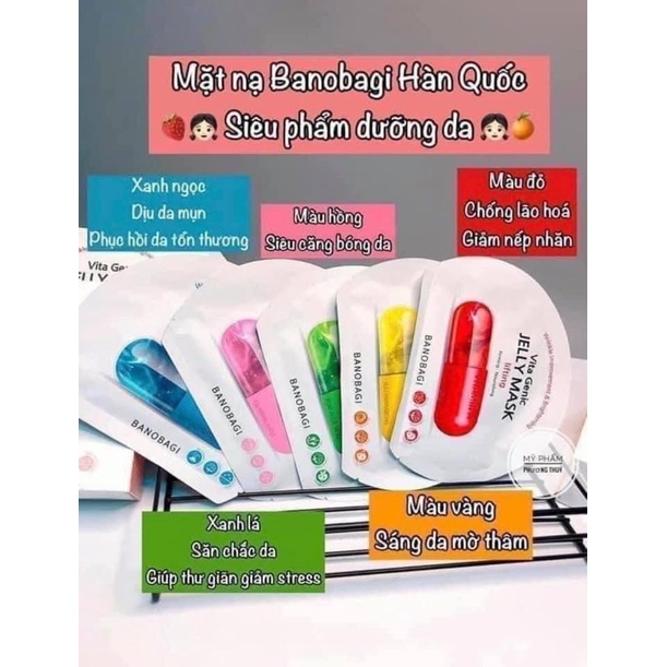 MẶT NẠ DƯỠNG DA BABOBAGI NHIỀU MÀU