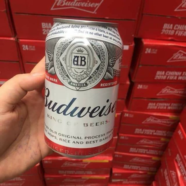 Bia budweiser thùng 24lon*330ml