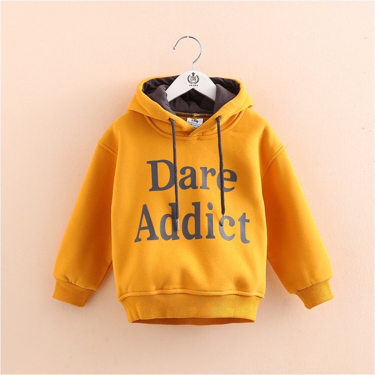 Áo nỉ hoodie thời trang cho bé 1.5-15 tuổi - DARE
