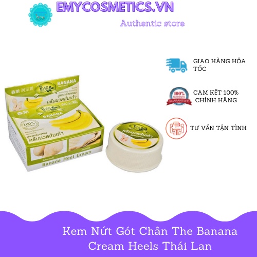 Kem Nứt Gót Chân Chuối The Banana Cream Heels 30gram Thái Lan