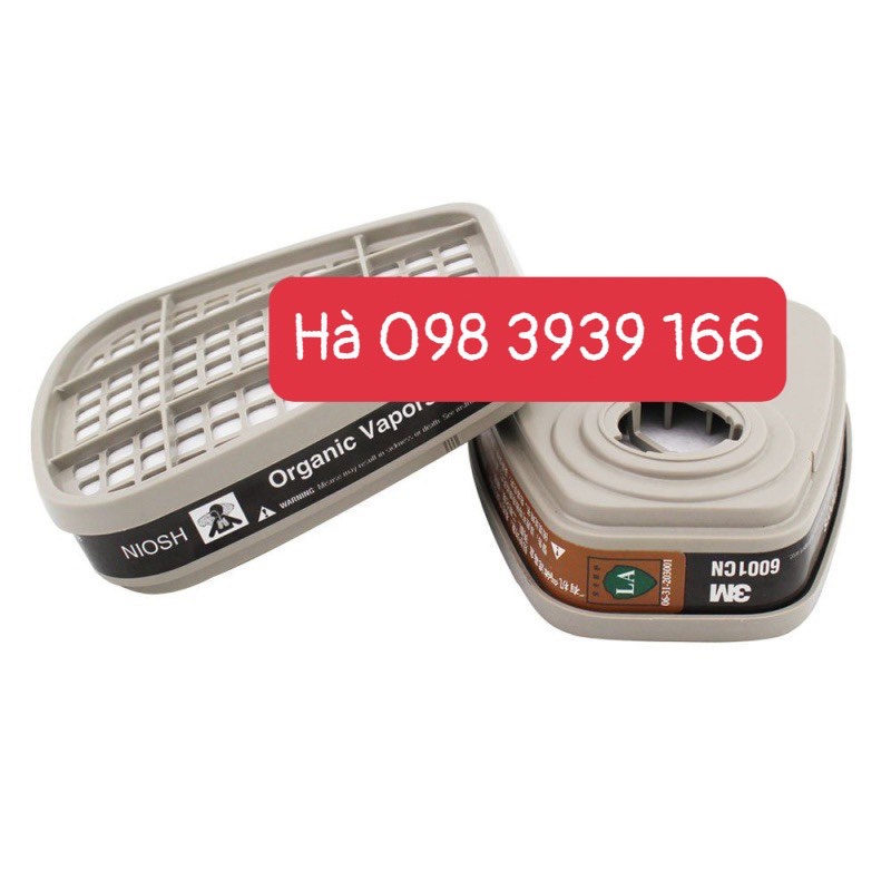 Phin Lọc 3M 6001, 6003, 6006 Sử Dụng Cho mặt Nạ Phòng Độc 3M 6200, 3M 7502, 3M 6800